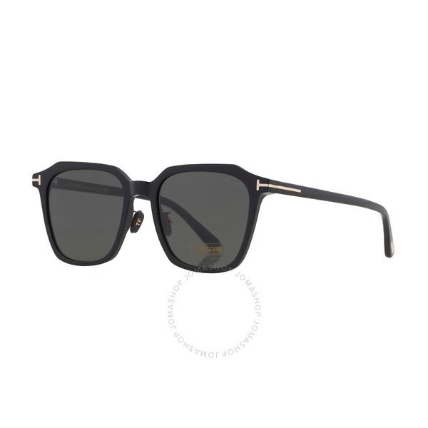 톰포드 톰포드 Tom Ford Grey Square Unisex Sunglasses FT0971-K 01A 54