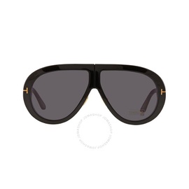 톰포드 Tom Ford Troy Smoke Pilot Unisex Sunglasses FT0836 01A 61