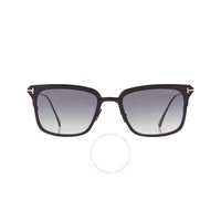 톰포드 Tom Ford Hayden Smoke Gradient Square Mens Sunglasses FT0831 02B 54