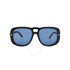 톰포드 Tom Ford Billie Blue Pilot Ladies Sunglasses FT1012 01V 56