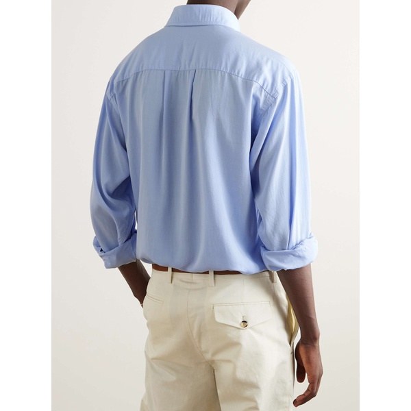 톰포드 톰포드 TOM FORD Button-Down Collar Lyocell and Silk-Blend Shirt 1647597305716826