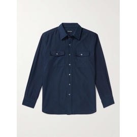 톰포드 TOM FORD Panama Garment-Dyed Brushed-Cotton Shirt 1647597305717545
