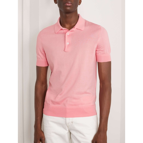 톰포드 톰포드 TOM FORD Slim-Fit Cotton Polo Shirt 1647597292730682