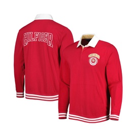 Tommy Hilfiger Mens Scarlet San Francisco 49ers Cody Long Sleeve Polo Shirt 17992514
