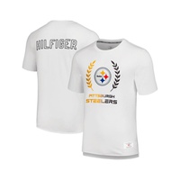 Tommy Hilfiger Mens White Pittsburgh Steelers Miles T-shirt 17993719
