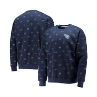 Tommy Hilfiger Mens Navy Tennessee Titans Reid Graphic Pullover Sweatshirt 13462290