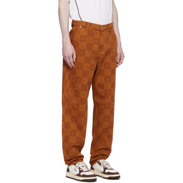  Tommy Jeans Brown Checkerboard Jeans 232844M186000