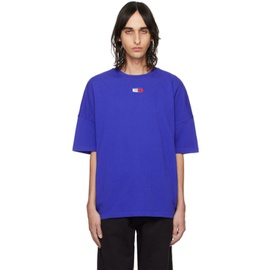 Tommy Jeans Blue Embroidered T-Shirt 241844M213008