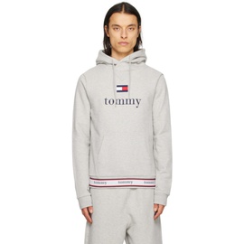 Tommy Jeans Gray Repeat Hoodie 231844M202006