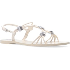 Tory Burch Womens Capri New Ivory Strap Sandals Shoes 6909985423492
