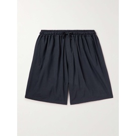 UMIT BENAN B+ Wide-Leg Silk Drawstring Shorts 1647597310782156