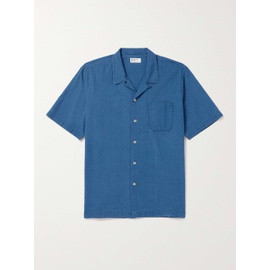 UNIVERSAL WORKS 로아 Road Convertible-Collar Cotton-Seersucker Shirt 1647597327792801