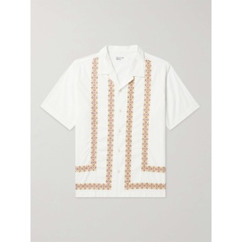 UNIVERSAL WORKS Minari Embroidered Camp-Collar Poplin Shirt 1647597327792808