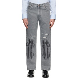 Umbro Gray Slam Jam 에디트 Edition Jeans 241207M186000