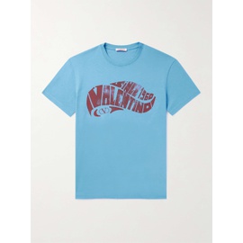 발렌티노 VALENTINO GARAVANI Logo-Print Cotton-Jersey T-Shirt 1647597309914555