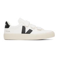 베자 VEJA White & Black Recife ChromeFree Leather Sneakers 241610F128008