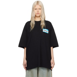 Black My Name Is 베트멍 Vetements T-Shirt 241669F110024