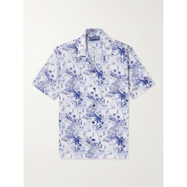 VILEBREQUIN Charli Camp-Collar Printed Linen Shirt 1647597322453249