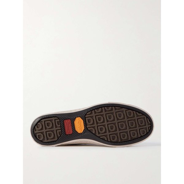  비즈빔 VISVIM Skagway Leather-Trimmed Canvas Sneakers 1647597323719228