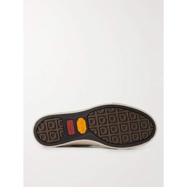  비즈빔 VISVIM Skagway Leather-Trimmed Canvas Sneakers 1647597323719227