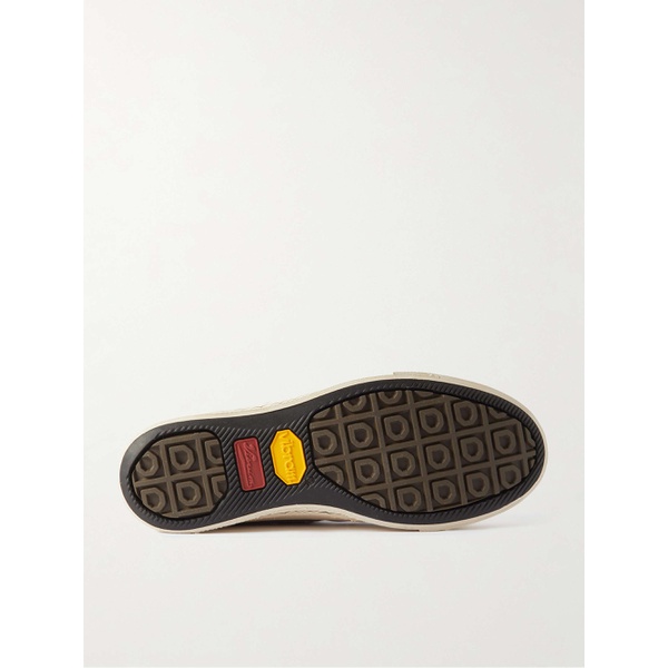  비즈빔 VISVIM Skagway Leather-Trimmed Canvas Sneakers 1647597323719223