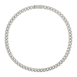 VTMNTS Silver Curb Chain Necklace 241254M145005
