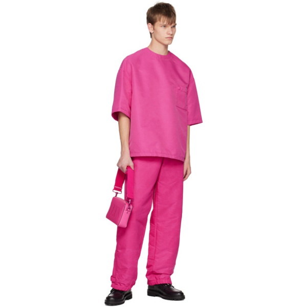 발렌티노 발렌티노 Valentino Pink Stud T-Shirt 231476M191002