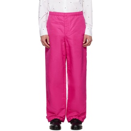 발렌티노 Valentino Pink Roman Stud Lounge Pants 231476M191001