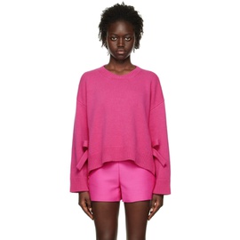 발렌티노 Valentino Pink Ribbon Sweater 222476F096003