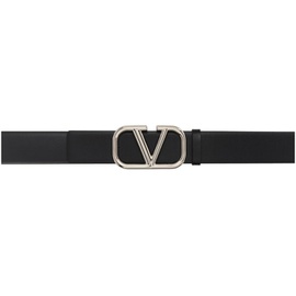 발렌티노 Valentino Garavani Black VLogo Signature Belt 241807M131010