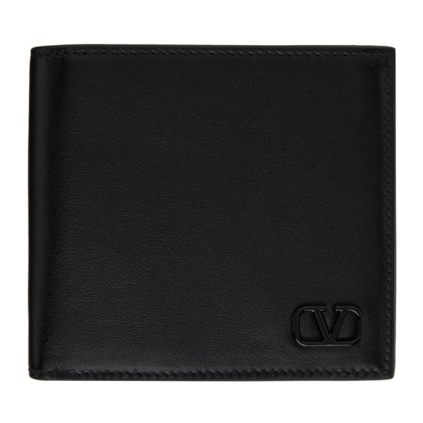  발렌티노 Valentino Garavani Black VLogo Signature Wallet 241807M164000