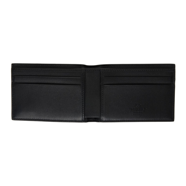  발렌티노 Valentino Garavani Black Hardware Wallet 241807M164005