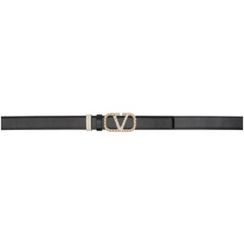 발렌티노 Valentino Garavani Reversible Black & 오프화이트 Off-White VLogo Belt 241807F001002