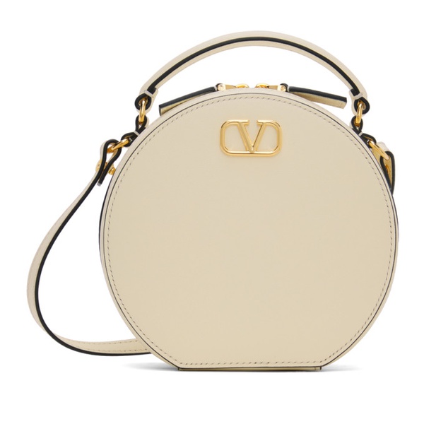 발렌티노 Valentino Garavani 오프화이트 Off-White VLogo Signature Calfskin Mini Shoulder Bag 241807F048091