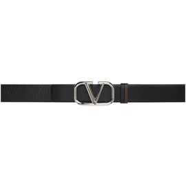 발렌티노 Valentino Garavani Reversible Black & Brown VLogo Belt 231807M131059