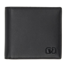 발렌티노 Valentino Garavani Black VLogo Bifold Wallet 231807M164008