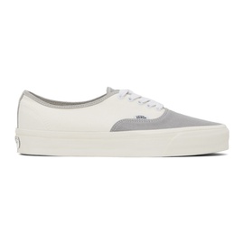 반스 Vans White & Gray Authentic Sneakers 242739M237015