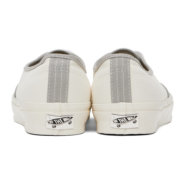 반스 반스 Vans White & Gray Authentic Sneakers 242739M237015