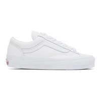 반스 Vans White OG Style 36 LX Sneakers 232739F128016