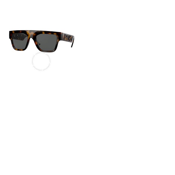 베르사체 베르사체 Versace Dark Grey Browline Mens Sunglasses VE4430U 108/87 53