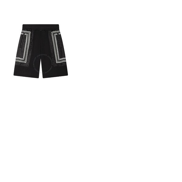 베르사체 베르사체 Versace Mens La Greca Bermuda Shorts In Black 1005301-1A03232-5B010