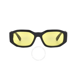 베르사체 Versace Yellow Geometric Mens Sunglasses VE4361 GB1/85 53
