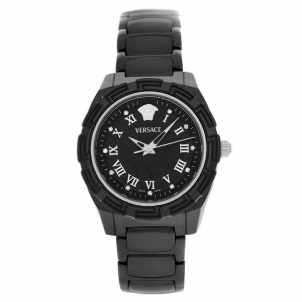 베르사체 베르사체 Versace WOMEN'S DV One Ceramic Black Dial Watch 63QCS9D009