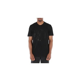 베르사체 Versace MEN'S Black Barocco Silhouette T-Shirt 1006982-1A04960-1B000