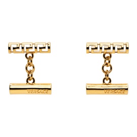 베르사체 Versace Gold Greca Cufflinks 232404M143002