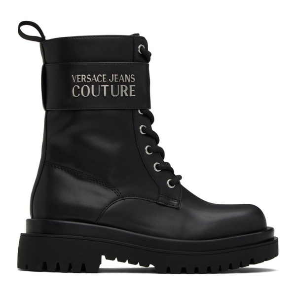 베르사체 베르사체 진 꾸뛰르 베르사체 Versace Jeans Couture Black Drew Boots 232202F113004