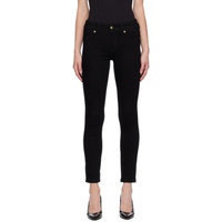 베르사체 진 꾸뛰르 베르사체 Versace Jeans Couture Black V-Emblem Jeans 232202F069007
