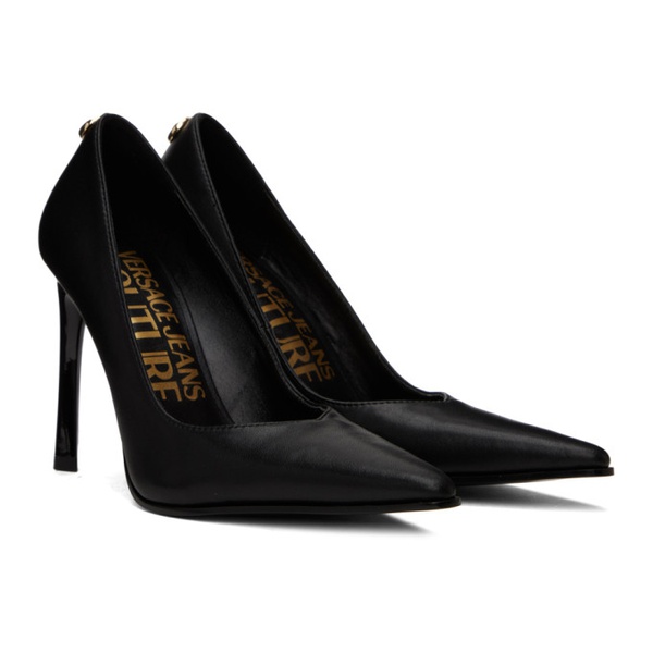 베르사체 베르사체 진 꾸뛰르 베르사체 Versace Jeans Couture Black Sadie Heels 232202F122014
