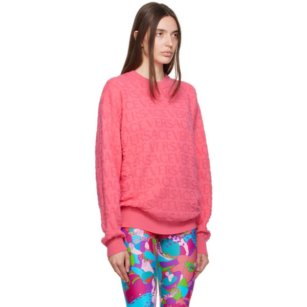 베르사체 베르사체 Versace Pink Dua Lipa 에디트 Edition Sweatshirt 232404F096006