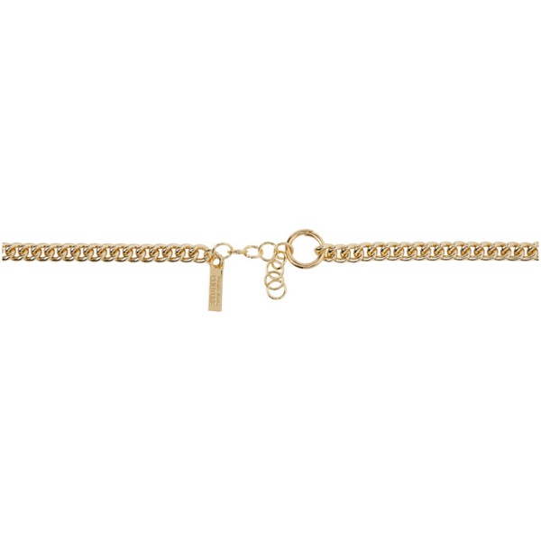 베르사체 베르사체 진 꾸뛰르 베르사체 Versace Jeans Couture Gold Charms Chain Belt 231202F001012